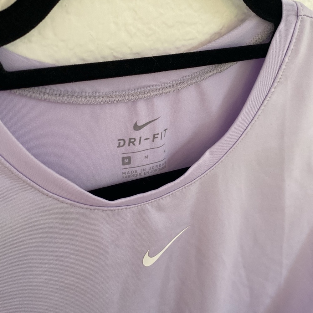 Nike | Purple Dri-Fit Drawstring Ruched Side Tank - Picture 3 of 6